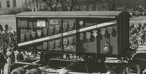 Link to the online exhibit for Alabama's Merci Train